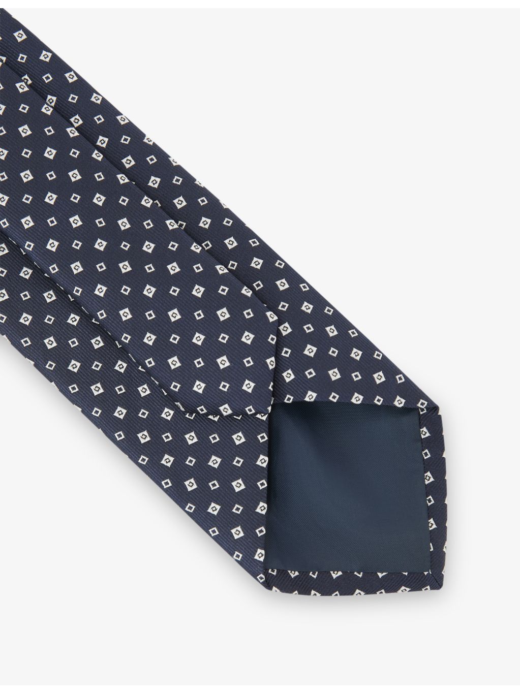 Reiss Dario micro-square silk-blend tie, UK version