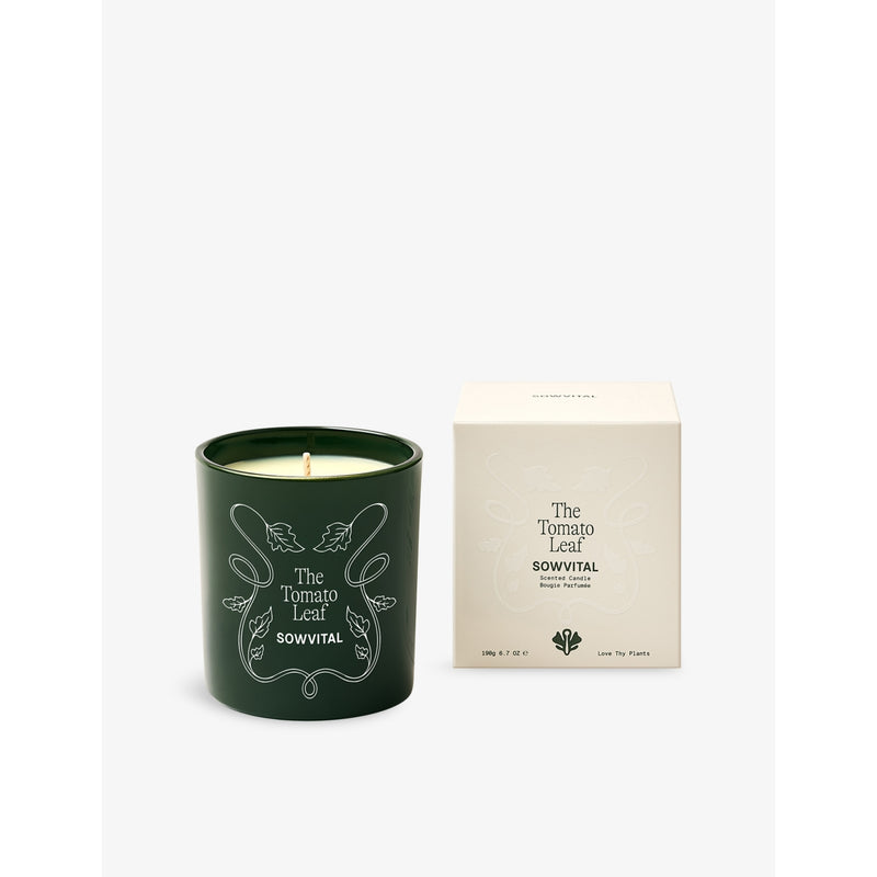 Sowvital tomato leaf scented candle 190g, imported from the UK
