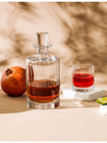 Richard Brendon fluted crystal decanter 950ml, imported from the UK