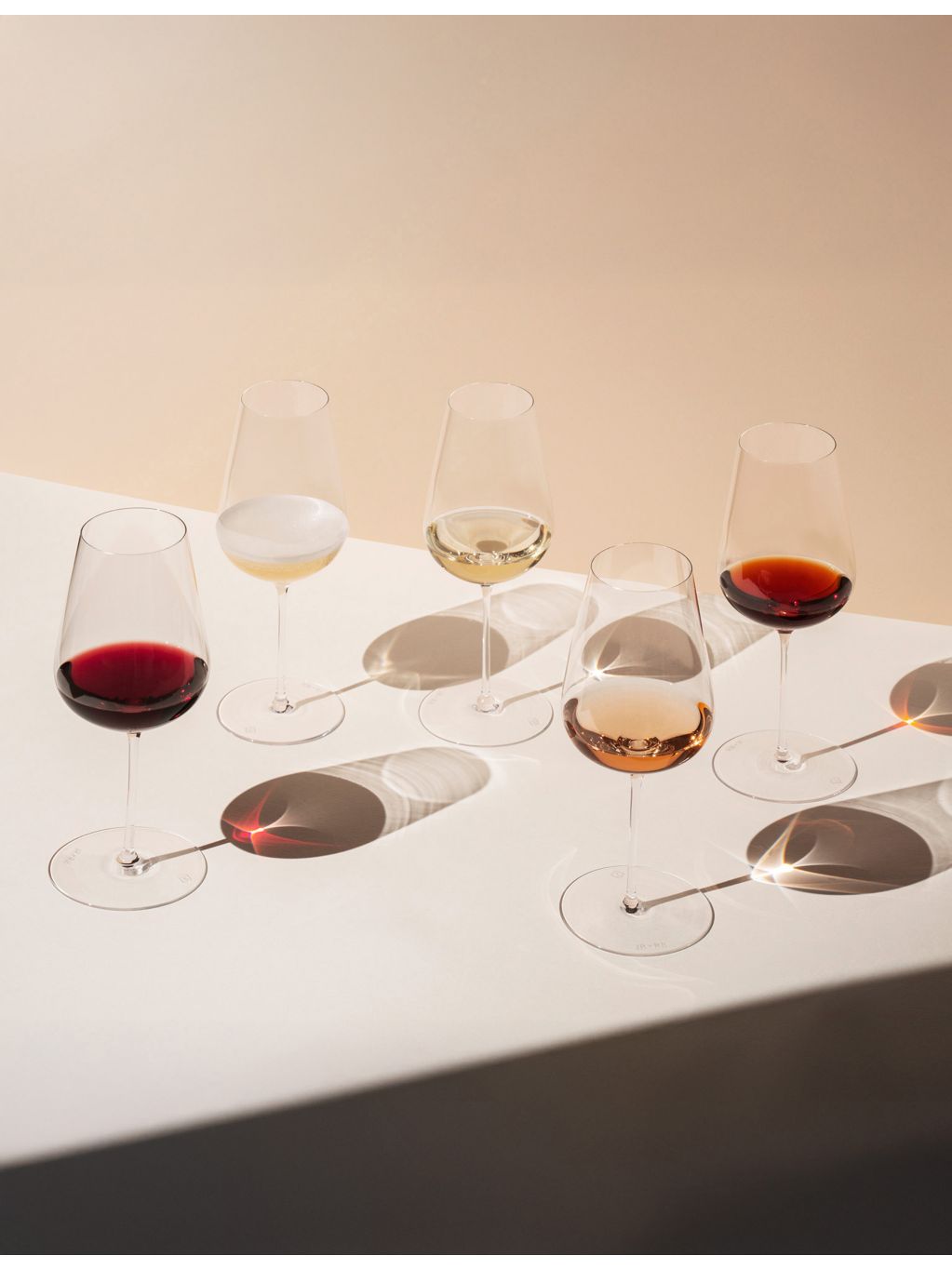 Richard Brendon wine glass set of two, mouth-blown, UK version