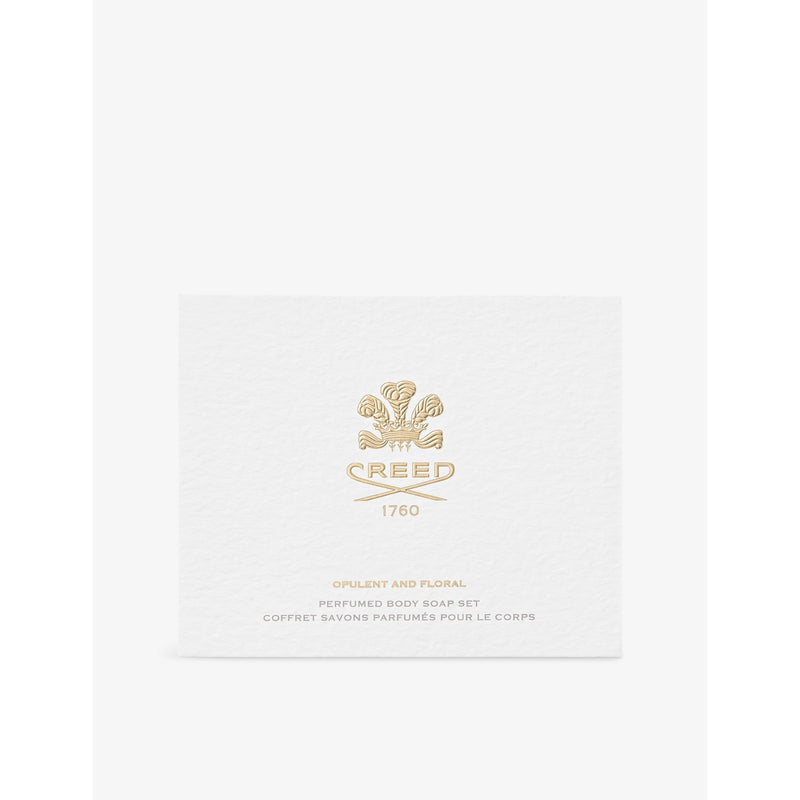 Creed perfumed soap gift set with three 150g bars, UK version