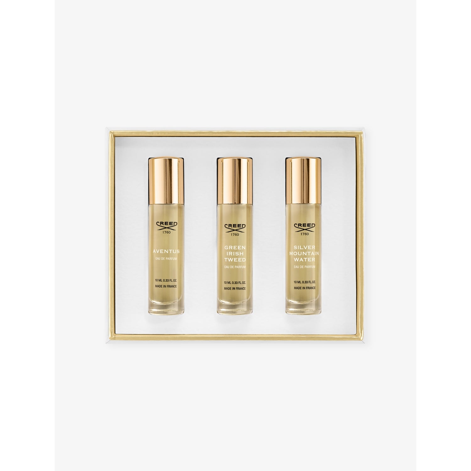 Creed eau de parfum gift set 3x10ml, imported from the UK