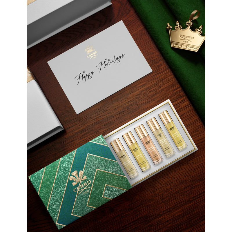 Creed women's eau de parfum gift set 5x10ml, imported from the UK