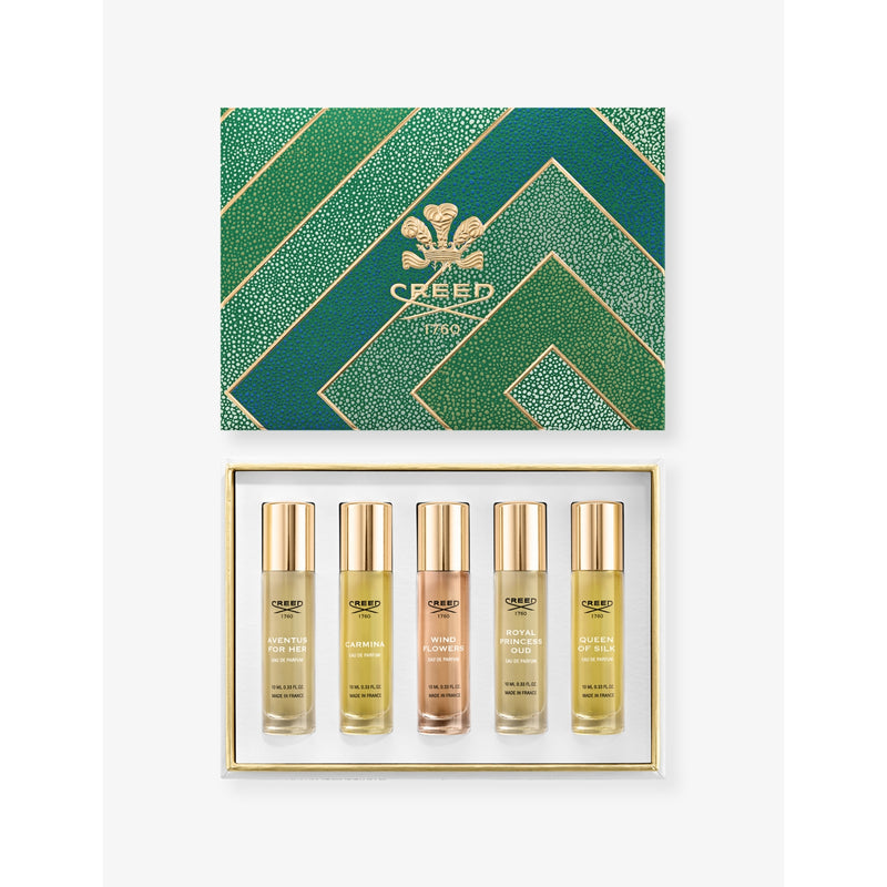 Creed women's eau de parfum gift set 5x10ml, imported from the UK