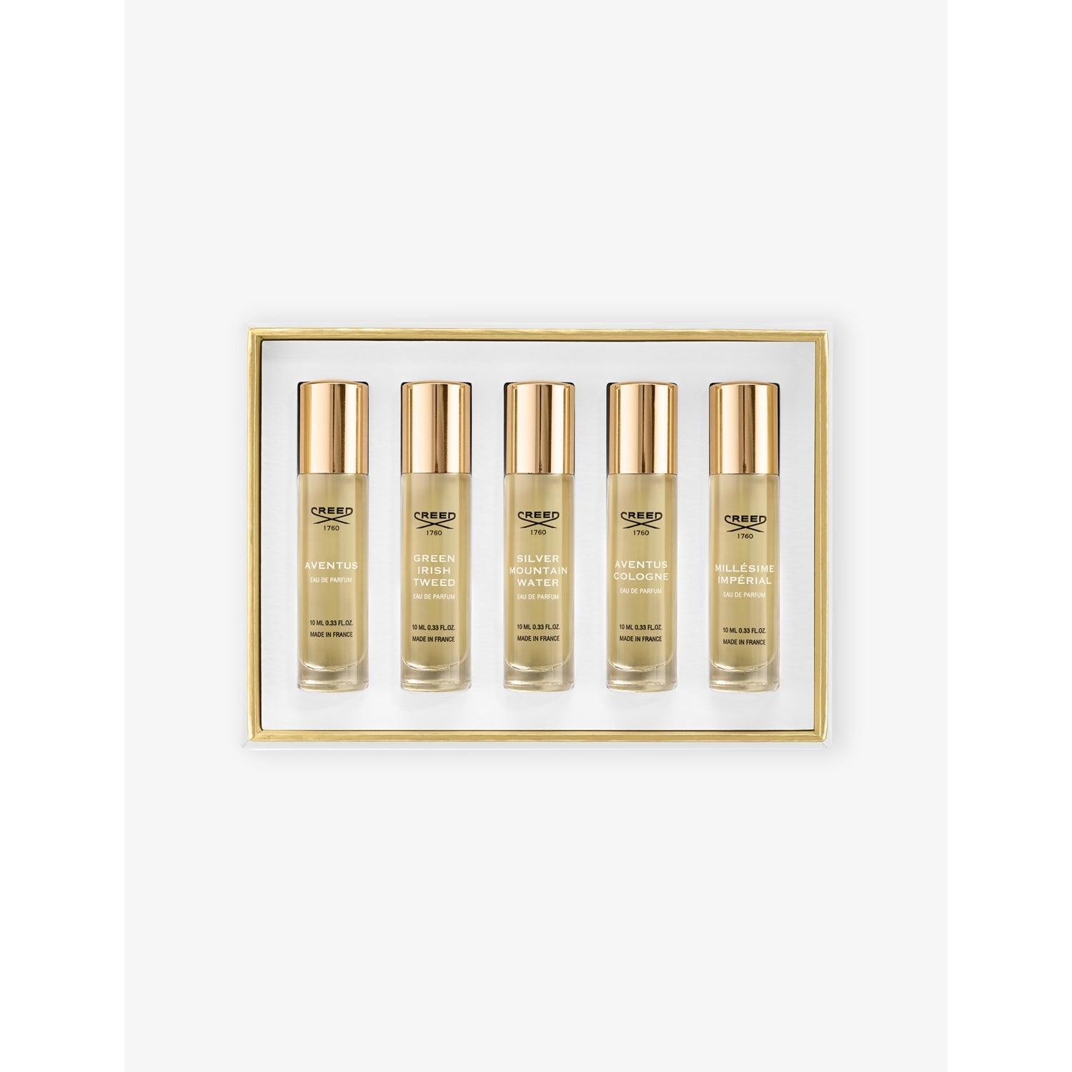 Creed eau de parfum gift set 5 x 10ml, UK version