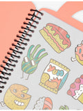 Yummy colouring book with stickers and crayons, 27 x 22cm, UK version