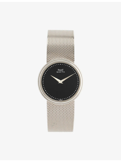 selfridges Piaget Pre-Loved 18ct White and Yellow-Gold Stainless-Steel Quartz Watch, 31mm- Buy online at McGrocer