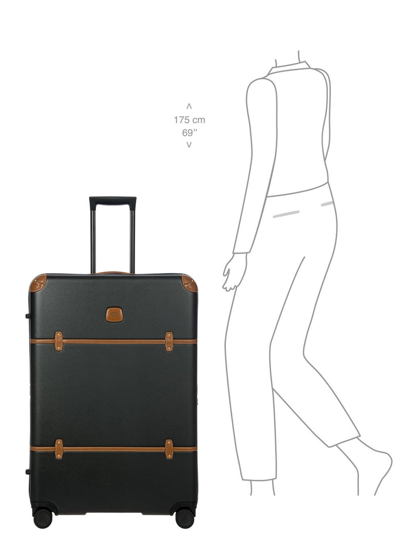 Bric's Bellagio extra-large 4-wheel expandable suitcase 82cm, imported from the UK