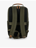 Bric's X-Collection woven underseat backpack with leather details (British brand)