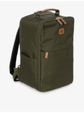Bric's X-Collection woven underseat backpack with leather details (British brand)