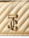 Jimmy Choo Curve Nello quilted leather cardholder 7x10cm - British product