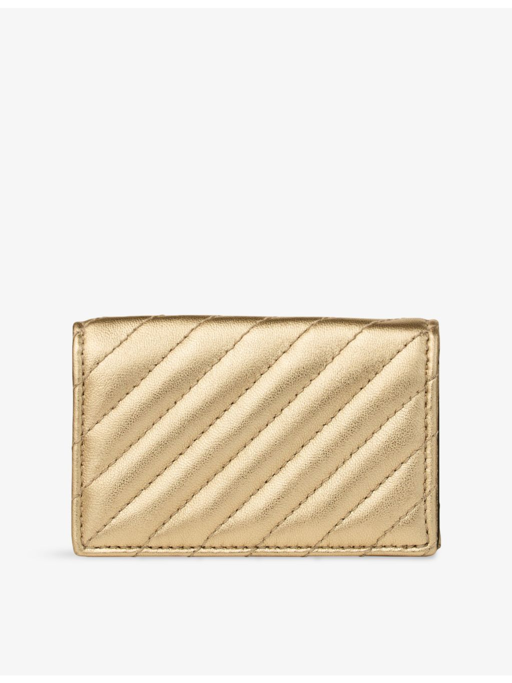 Jimmy Choo Curve Nello quilted leather cardholder 7x10cm - British product