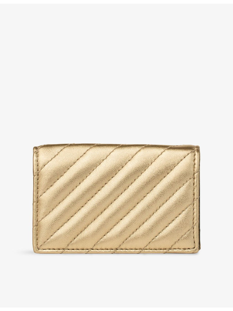 Jimmy Choo Curve Nello quilted leather cardholder 7x10cm - British product