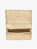 Jimmy Choo Curve Nello quilted leather cardholder 7x10cm - British product