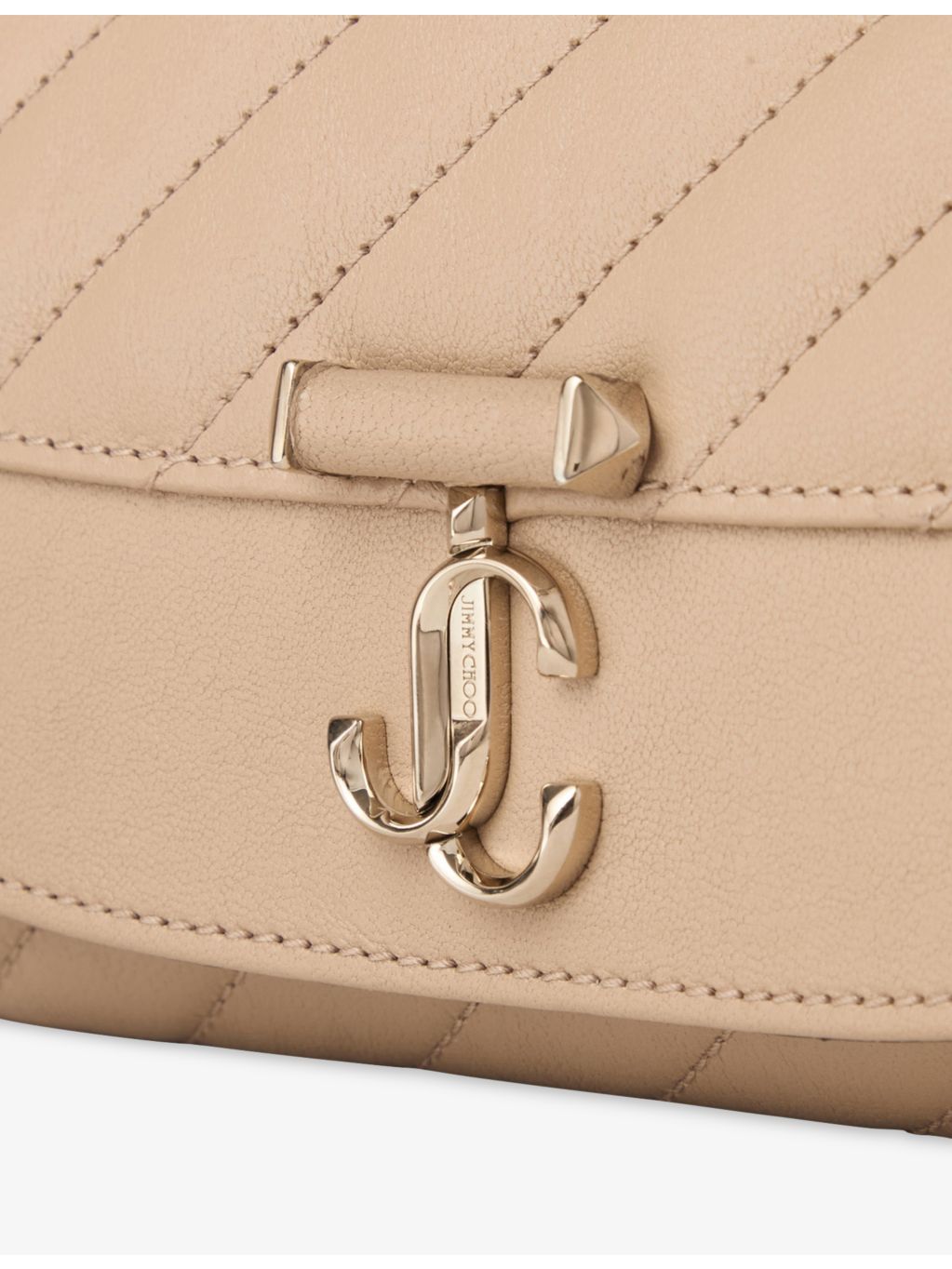 Jimmy Choo Curve leather wallet-on-chain - British product