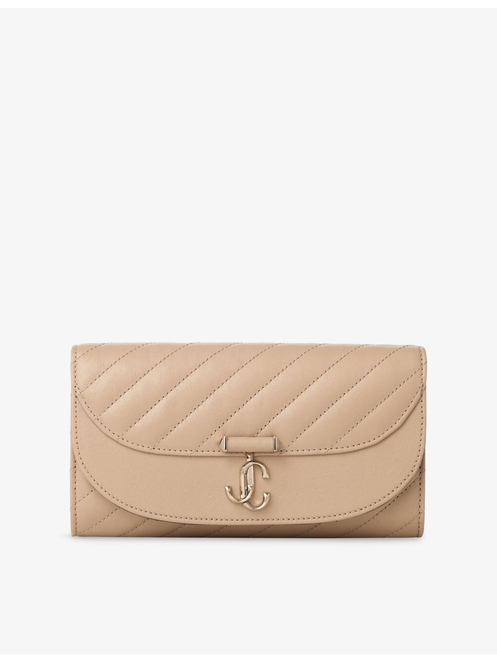 Jimmy Choo Curve leather wallet-on-chain - British product