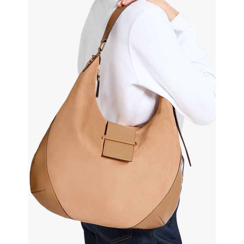 Jimmy Choo Bar Hobo medium suede shoulder bag (British brand)