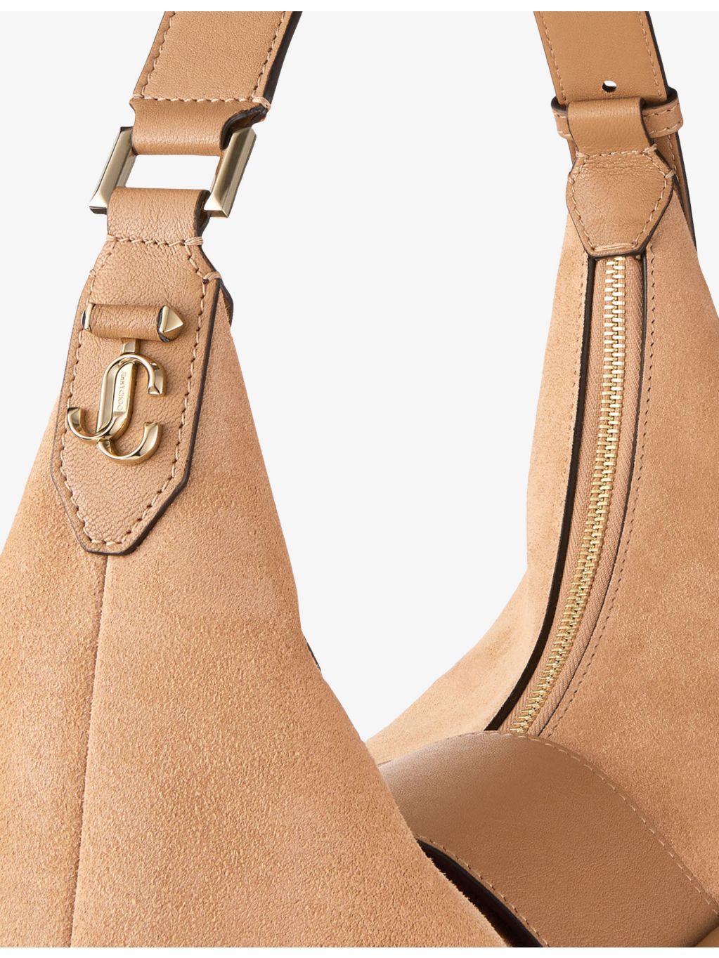 Jimmy Choo Bar Hobo medium suede shoulder bag (British brand)