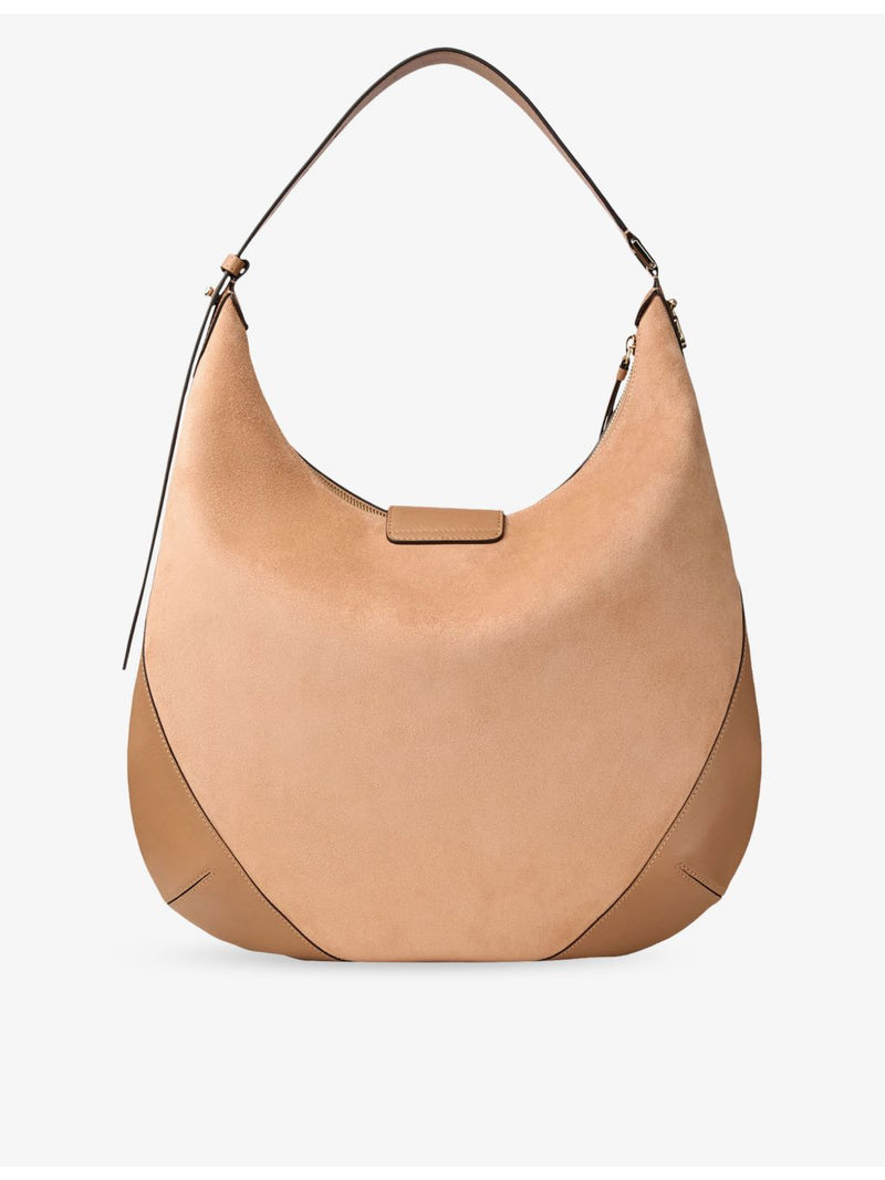 Jimmy Choo Bar Hobo medium suede shoulder bag (British brand)