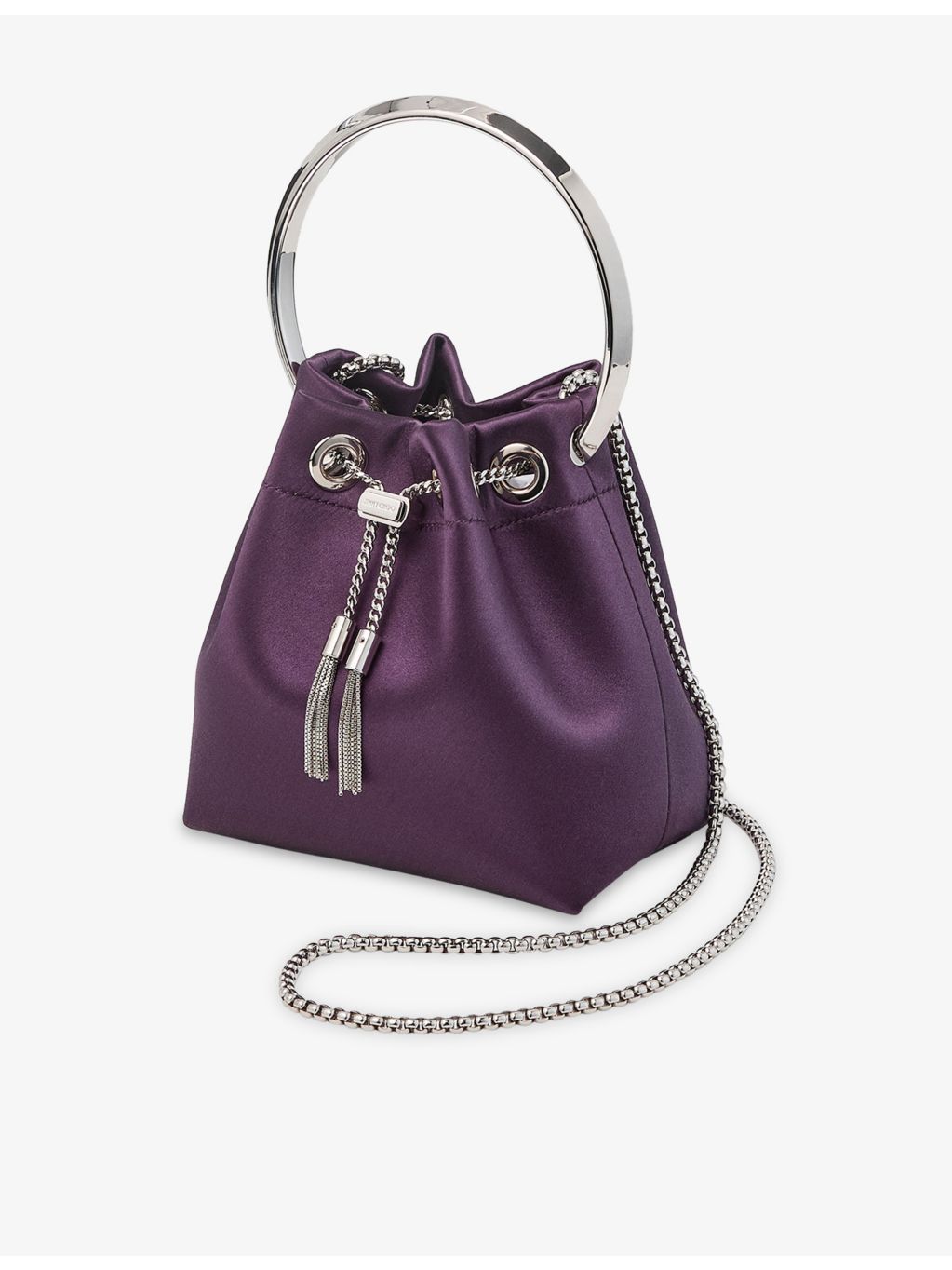 Jimmy Choo Bon Bon satin handbag small (British brand)
