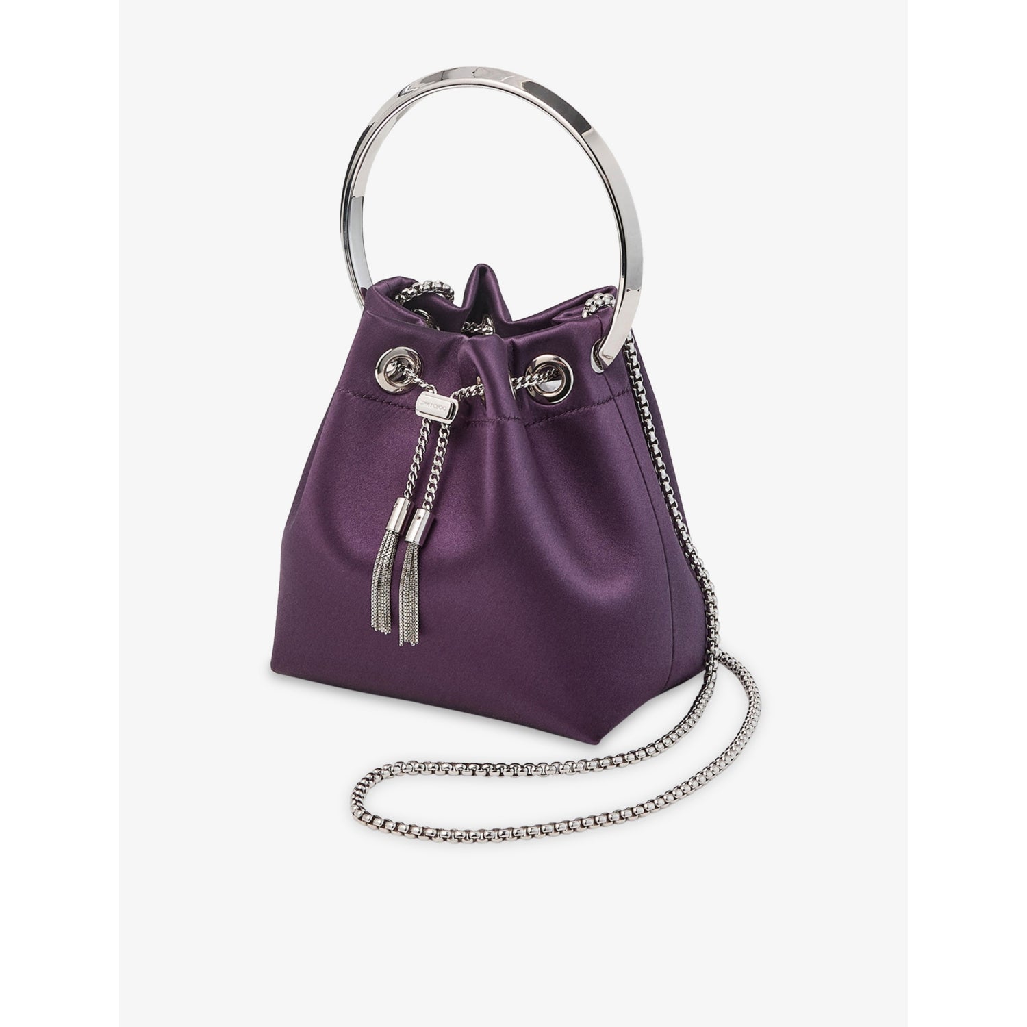 Jimmy Choo Bon Bon satin handbag small (British brand)