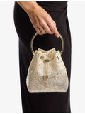 Jimmy Choo crystal mesh top-handle bag, imported from the UK