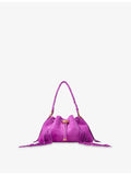 Jimmy Choo Cinch medium fringe suede handbag - British product