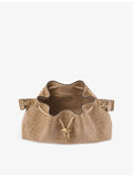 Jimmy Choo medium shiny croc-embossed leather handbag, UK version
