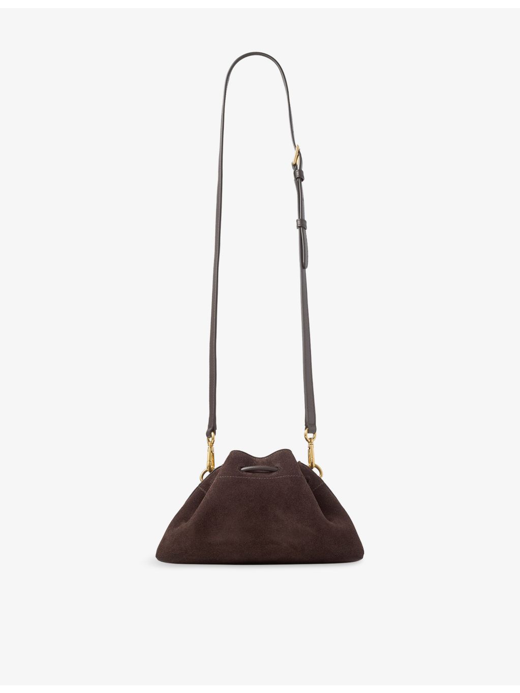 Jimmy Choo Cinch small suede bucket bag - British product