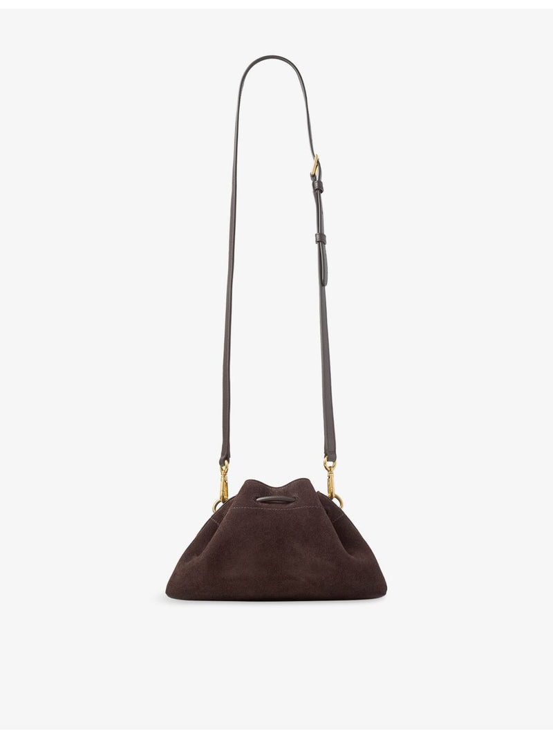 Jimmy Choo Cinch small suede bucket bag - British product