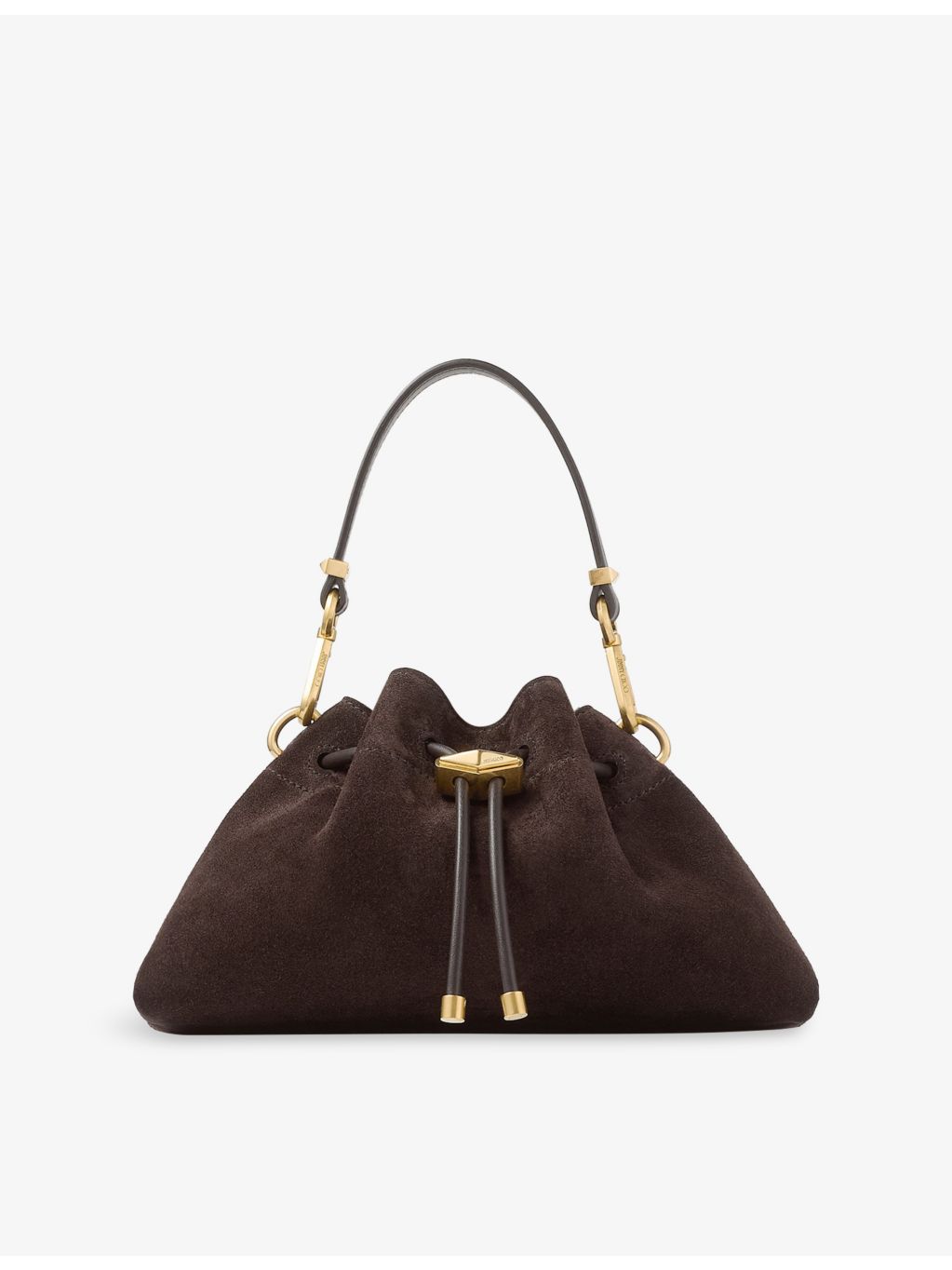 Jimmy Choo Cinch small suede bucket bag - British product
