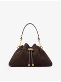 Jimmy Choo Cinch small suede bucket bag - British product