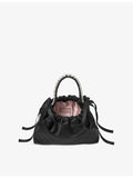 Jimmy Choo satin drawstring mini top handle shoulder bag, UK version