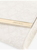 Jimmy Choo lace clutch bag with detachable chain strap (British brand)