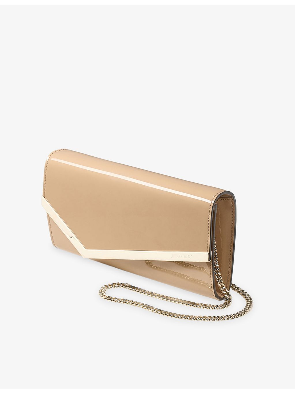 Jimmy Choo patent leather clutch bag - British product