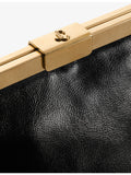 Jimmy Choo Ganache Biker leather clutch bag, imported from the UK