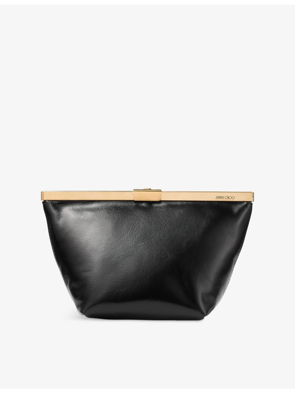 Jimmy Choo Ganache Biker leather clutch bag, imported from the UK