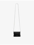 Jimmy Choo satin card holder with crystal bow, imported from the UK