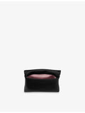 Jimmy Choo satin card holder with crystal bow, imported from the UK