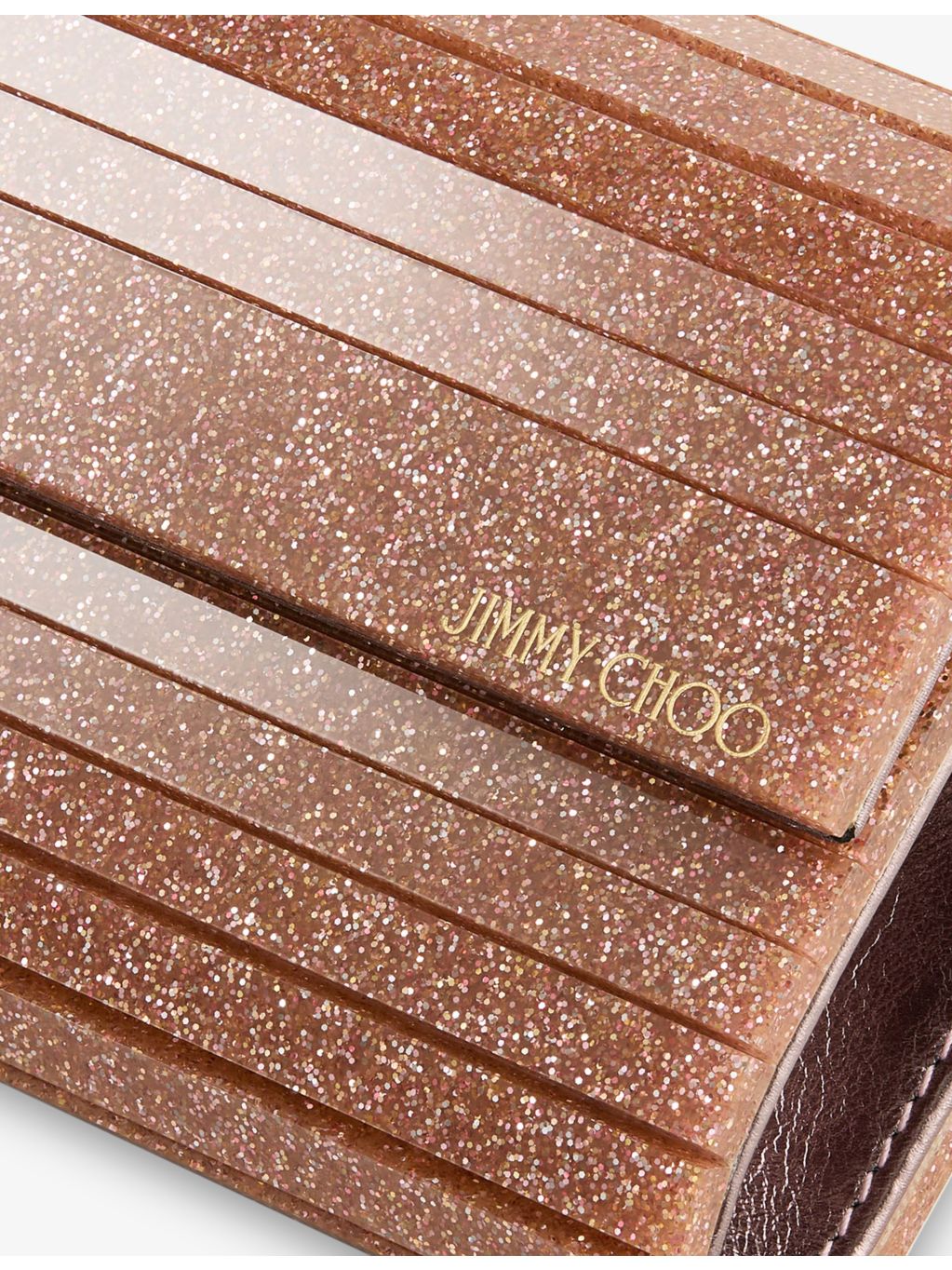 Jimmy Choo Sweetie acrylic clutch bag with chain strap - British product