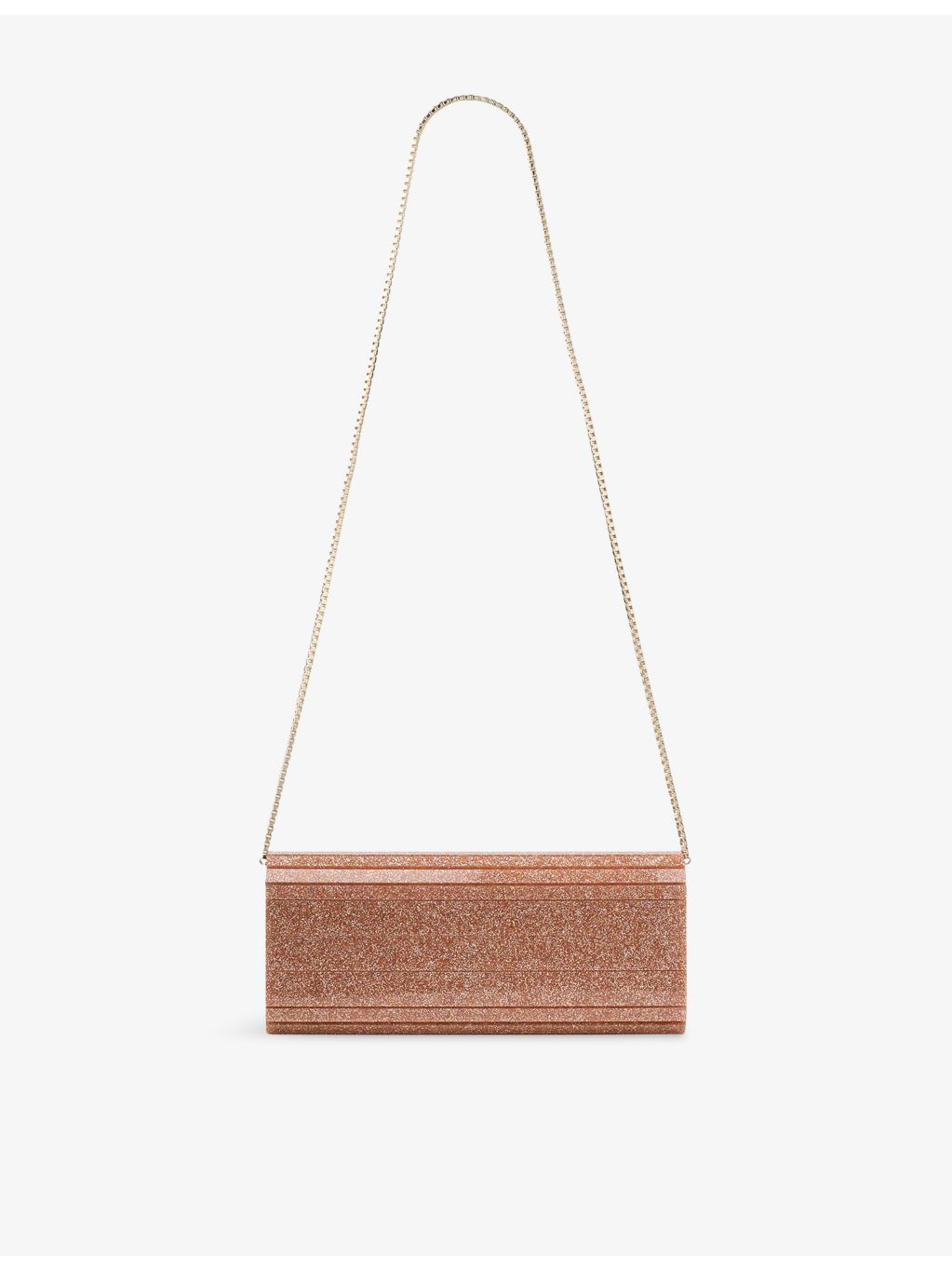 Jimmy Choo Sweetie acrylic clutch bag with chain strap - British product