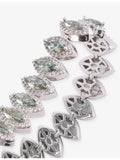 DARKAI marquise tennis bracelet with emerald and diamond, imported from the UK