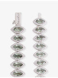 DARKAI marquise tennis bracelet with emerald and diamond, imported from the UK