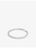 DARKAI tennis bracelet 18ct white gold plated pavé stones, UK version