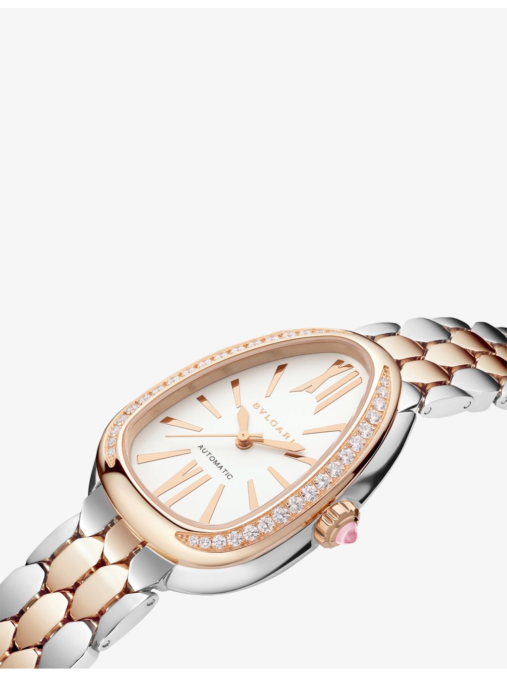 Bulgari Serpenti Seduttori rose gold diamond watch 34mm, imported from the UK