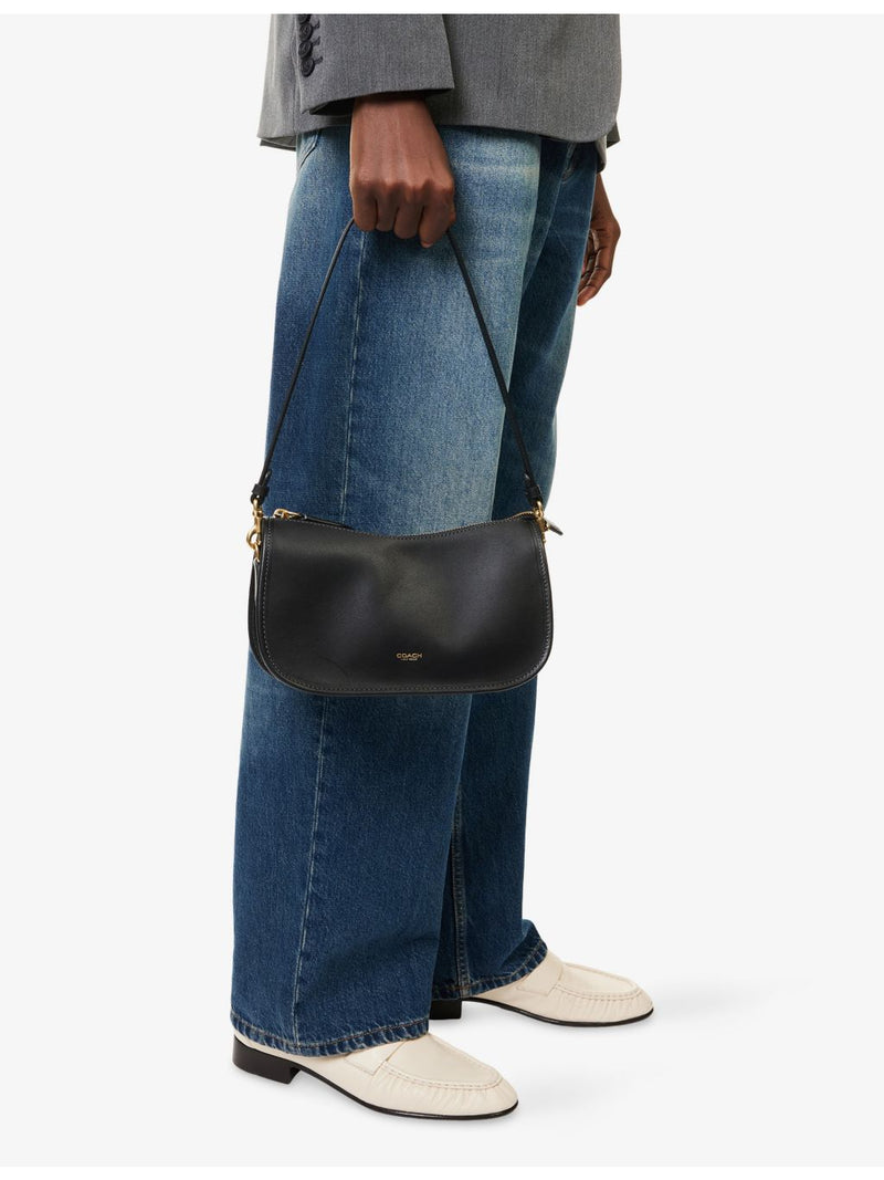 Coach structured leather shoulder bag Waverly, UK version