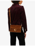 Coach shoulder bag two-compartment leather-suede, UK version