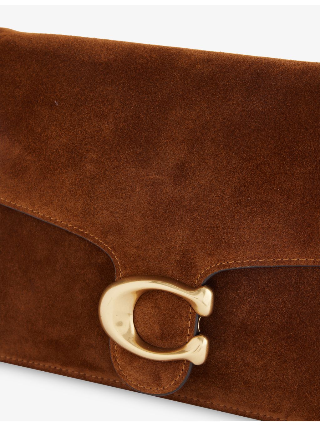 Coach shoulder bag two-compartment leather-suede, UK version