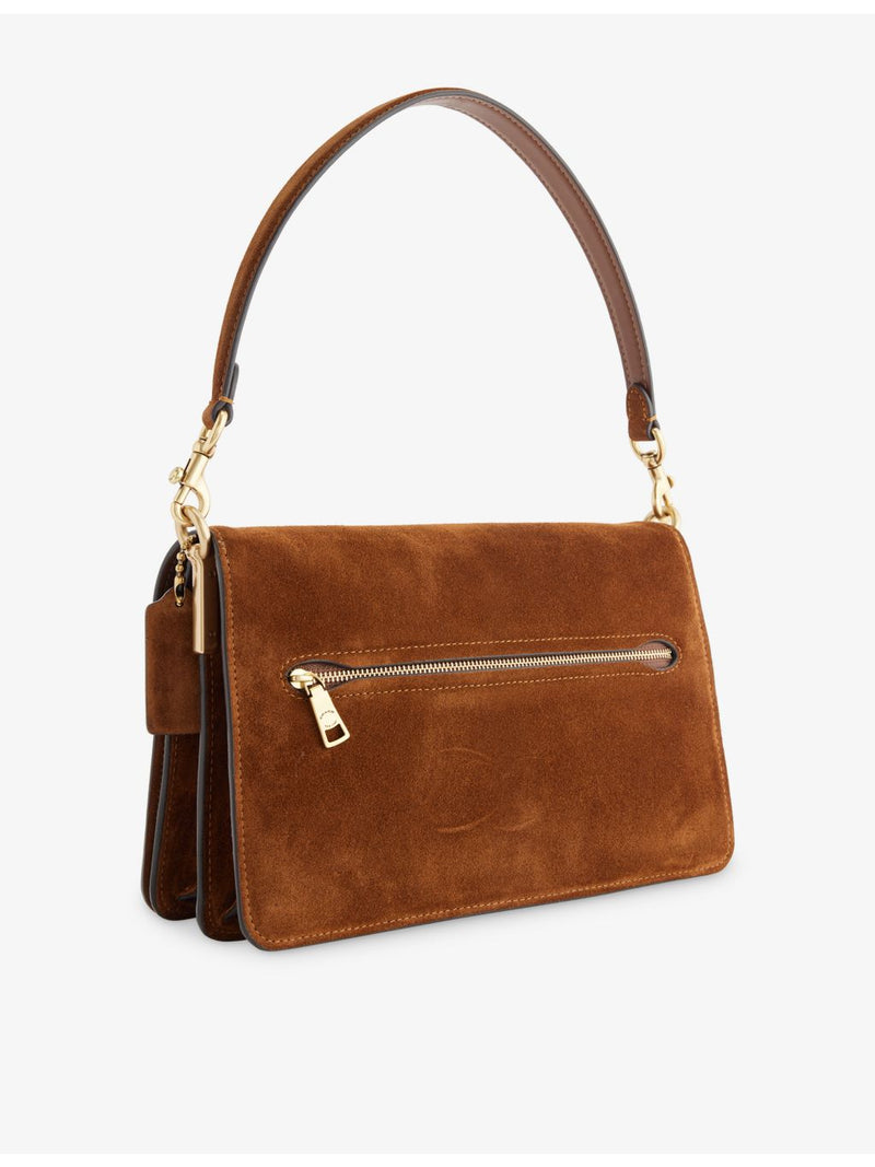 Coach shoulder bag two-compartment leather-suede, UK version
