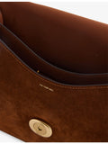 Coach shoulder bag two-compartment leather-suede, UK version